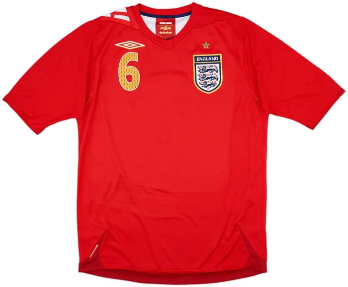 2006-08 England Away Shirt Terry #6 - 10/10 - (M)