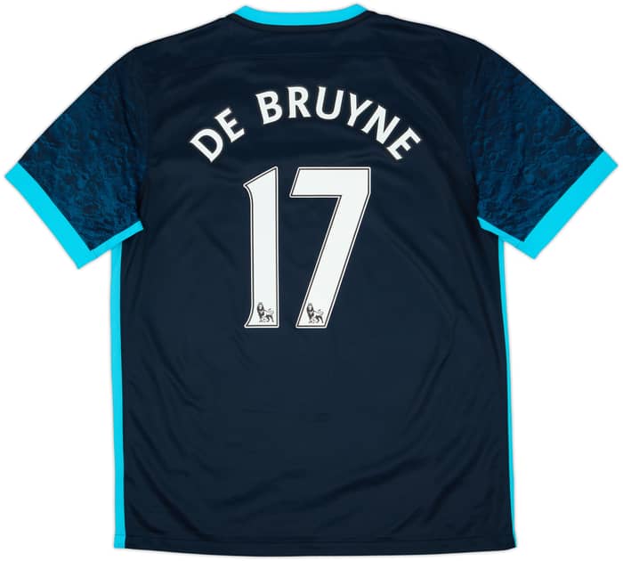 2015-16 Manchester City Away Shirt De Bruyne #17 - 10/10 - (L)