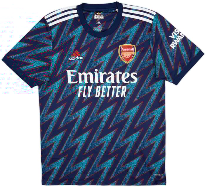 2021-22 Arsenal Third Shirt Aubameyang #14 - 9/10 - (M)