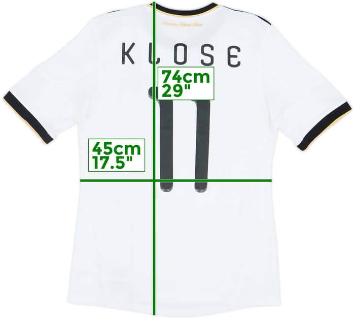 2010-11 Germany Home Shirt Klose #11 - 9/10 - (S)