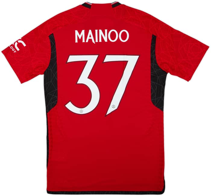 2023-24 Manchester United Authentic 'FA Cup Final' Home Shirt Mainoo #37 (M)