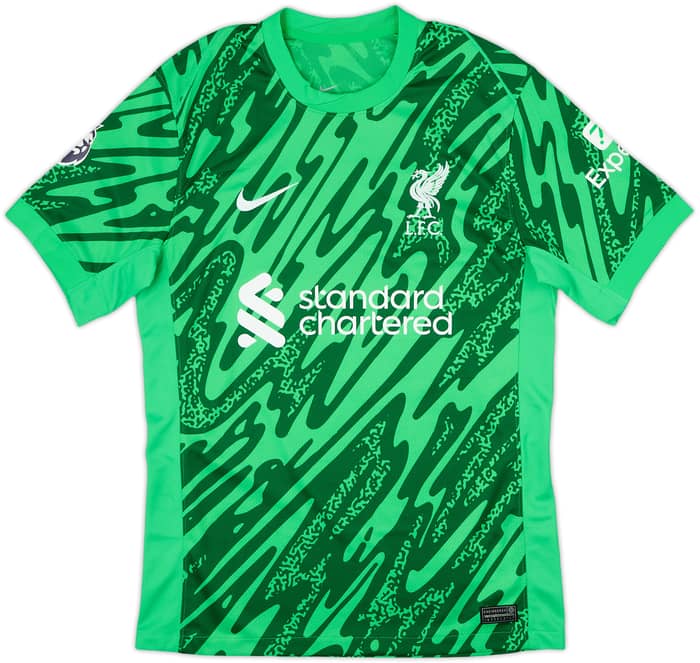 2024-25 Liverpool GK S/S Shirt A.Becker #1 - 8/10 - (S)