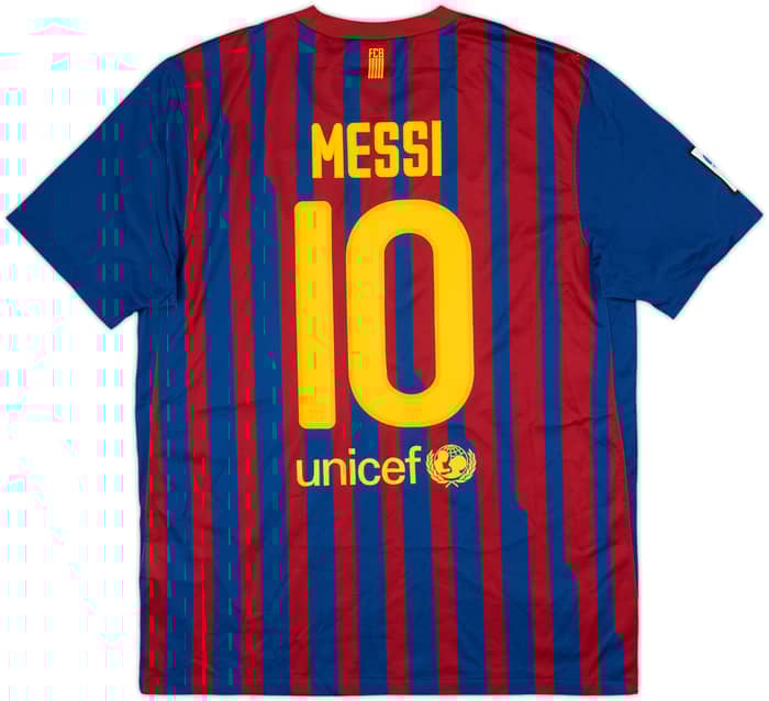 2011-12 Barcelona Home Shirt Messi #10 - 7/10 - (L)