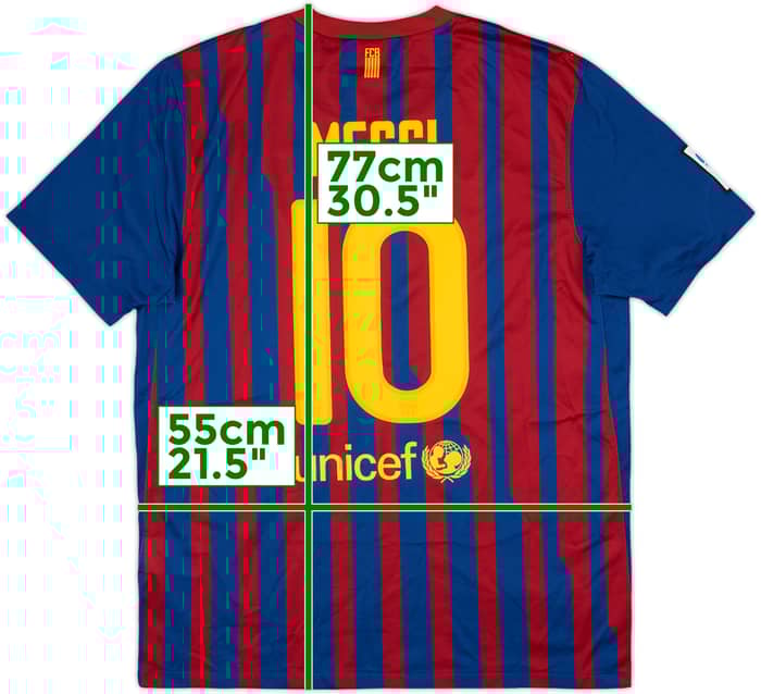 2011-12 Barcelona Home Shirt Messi #10 - 7/10 - (L)