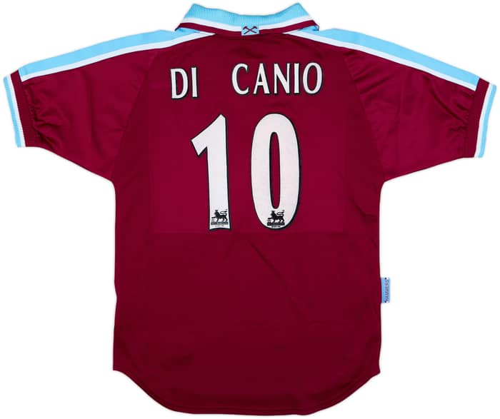 1999-01 West Ham Home Shirt Di Canio #10 - 8/10 - (S)