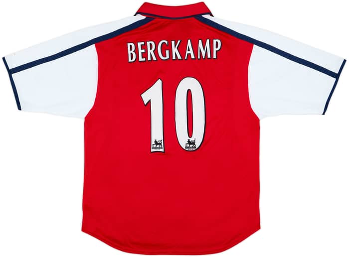 2000-02 Arsenal Home Shirt Bergkamp #10 - 9/10 - (M)
