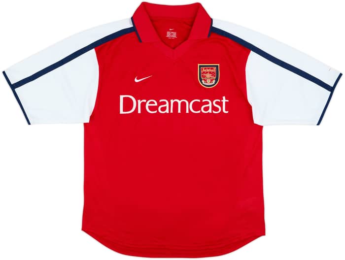 2000-02 Arsenal Home Shirt Bergkamp #10 - 9/10 - (M)