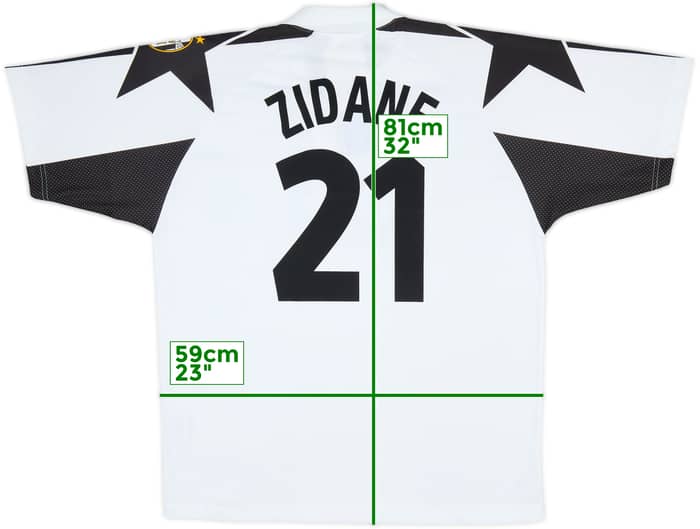 1998-99 Juventus Basic Away Shirt Zidane #21 (XXL)