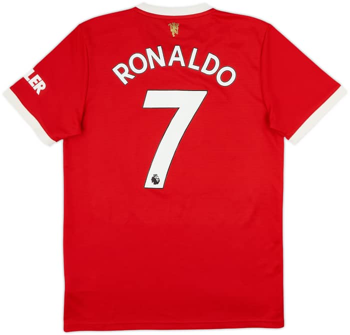 2021-22 Manchester United Home Shirt Ronaldo #7 - 9/10 - (M)