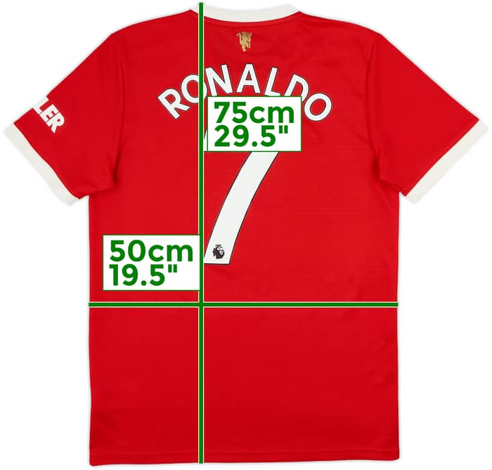 2021-22 Manchester United Home Shirt Ronaldo #7 - 9/10 - (M)