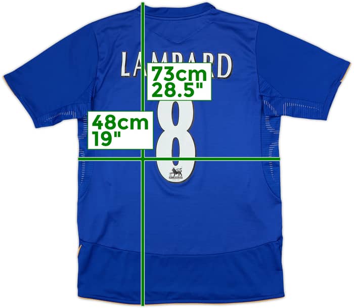 2005-06 Chelsea Centenary Home Shirt Lampard #8 - 6/10 - (S)