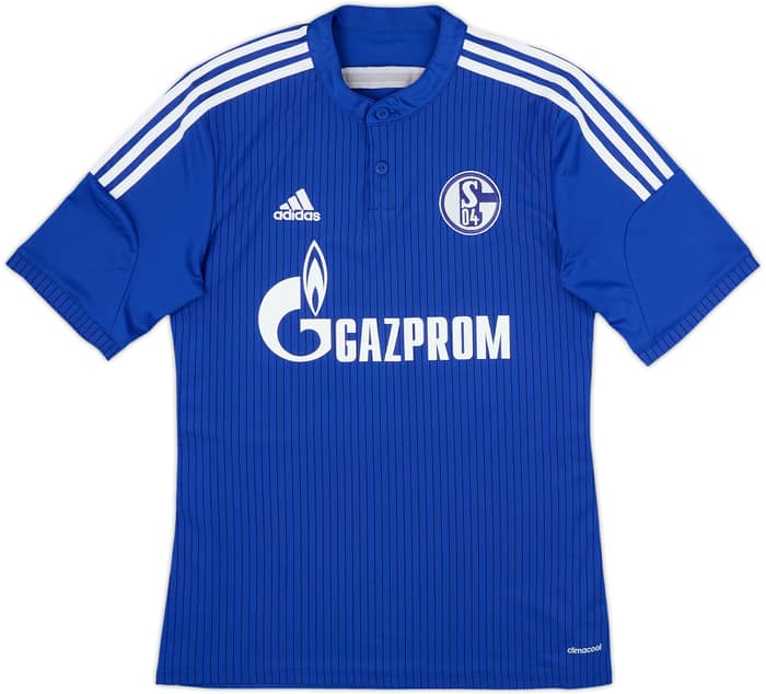 2014-16 Schalke Home Shirt Prince #9 - 9/10 - (M)