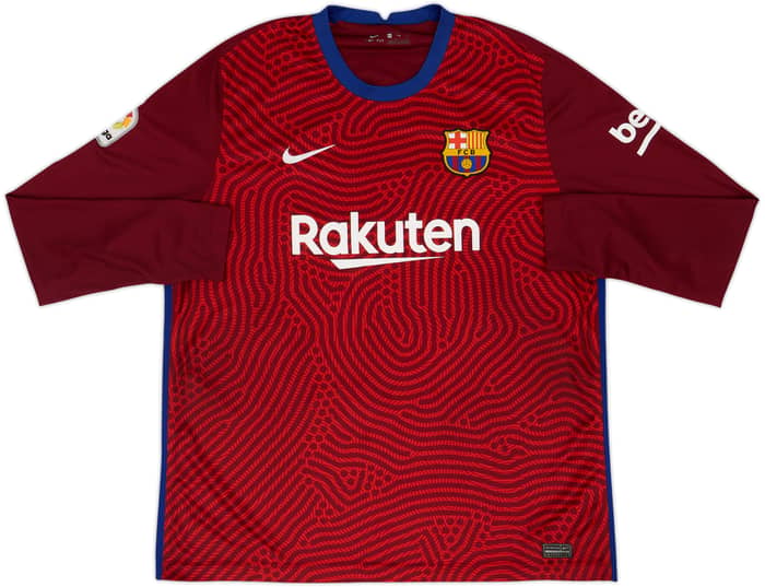 2020-21 Barcelona GK Shirt - 8/10 - (XXL)