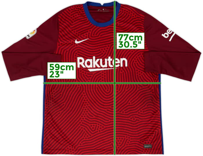 2020-21 Barcelona GK Shirt - 8/10 - (XXL)