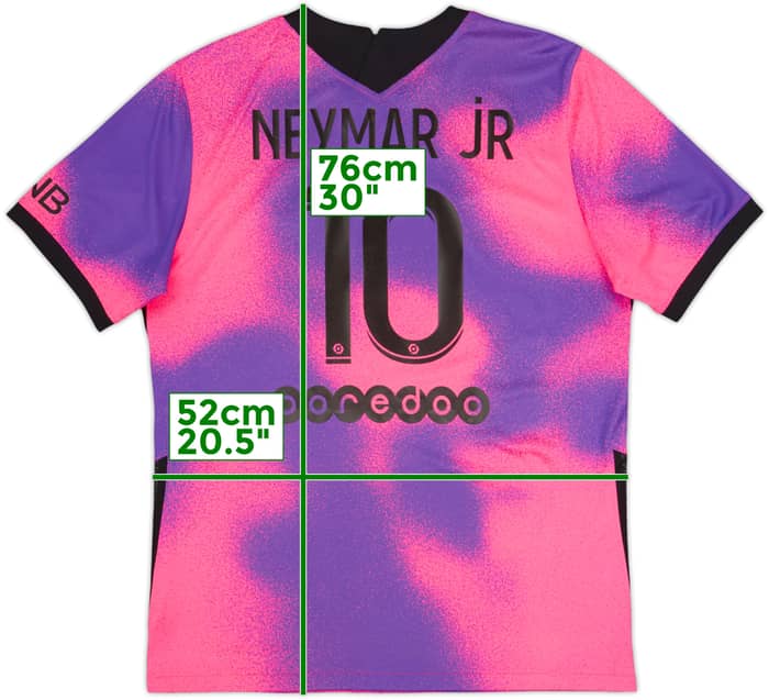 2020-21 Paris Saint-Germain Fourth Shirt Neymar Jr #10 - 8/10 - (L)
