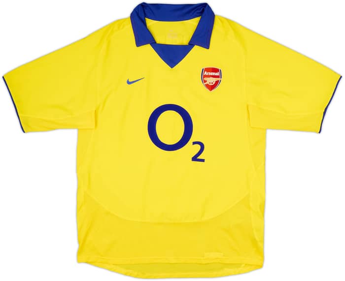 2003-05 Arsenal Away Shirt Vieira #4 - 8/10 - (M)