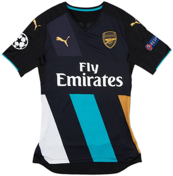 2015-16 Arsenal Player Issue (ACTV Fit) Third Shirt Ramsey #16 - 7/10 - (M)