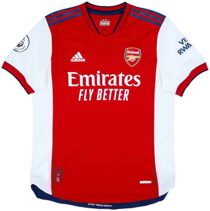 2021-22 Arsenal Authentic Home Shirt Saka #7 - 9/10 - (L)