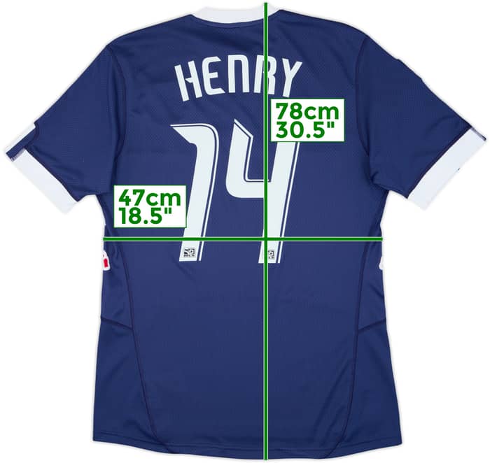 Camiseta de visitante del New York Red Bulls 2009 Henry #14 - 8/10 - (M)