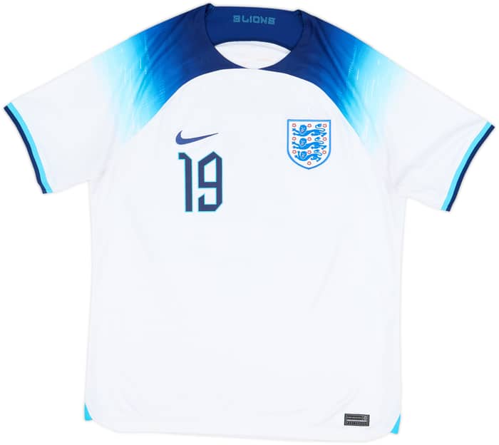 2022-23 England Home Shirt Mount #19 - 8/10 - (L)