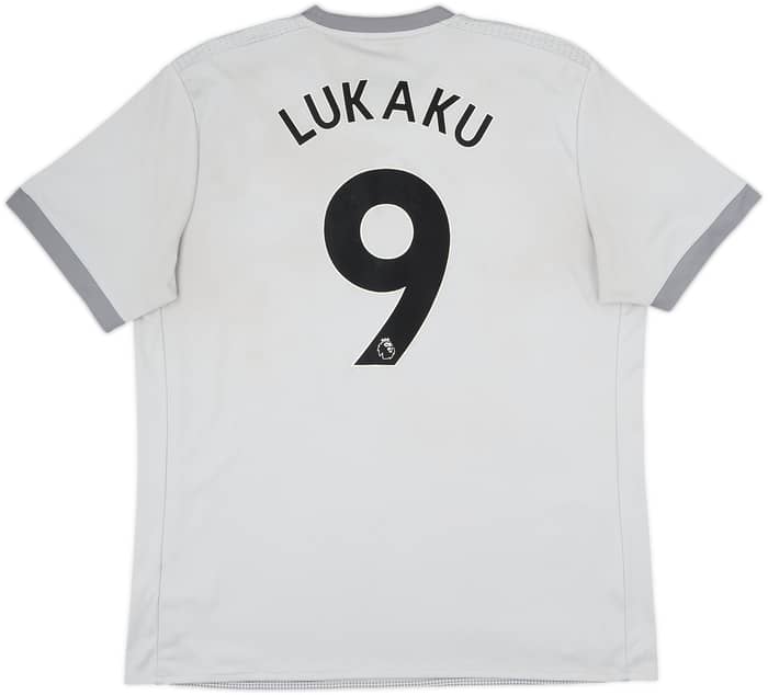 2017-18 Manchester United Third Shirt Lukaku #9 - 7/10 - (XL)