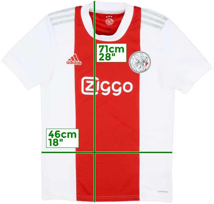 2021-22 Ajax Home Shirt - 9/10 - (S)