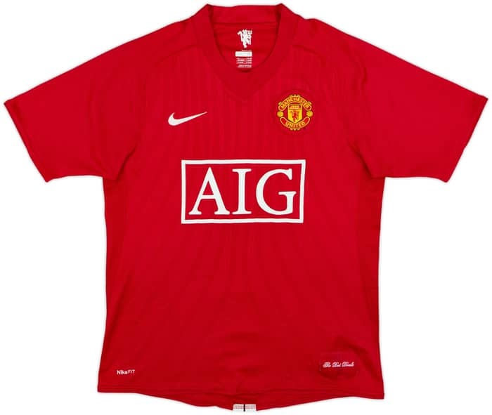 2007-09 Manchester United Home Shirt Berbatov #9 - 5/10 - (S)