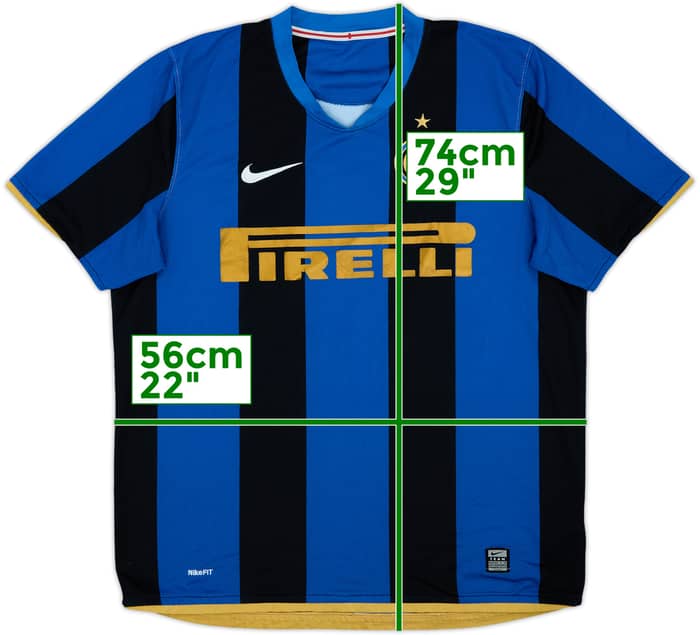 2008-09 Inter Milan Home Shirt - 6/10 - (L)