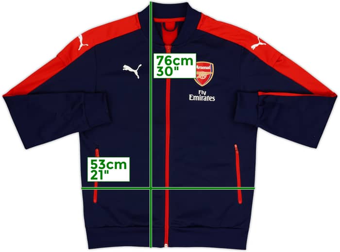2016-17 Arsenal Puma Track Jacket - 9/10 - (L)