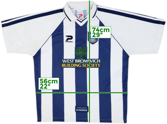 1998-00 West Brom Home Shirt - 7/10 - (L)