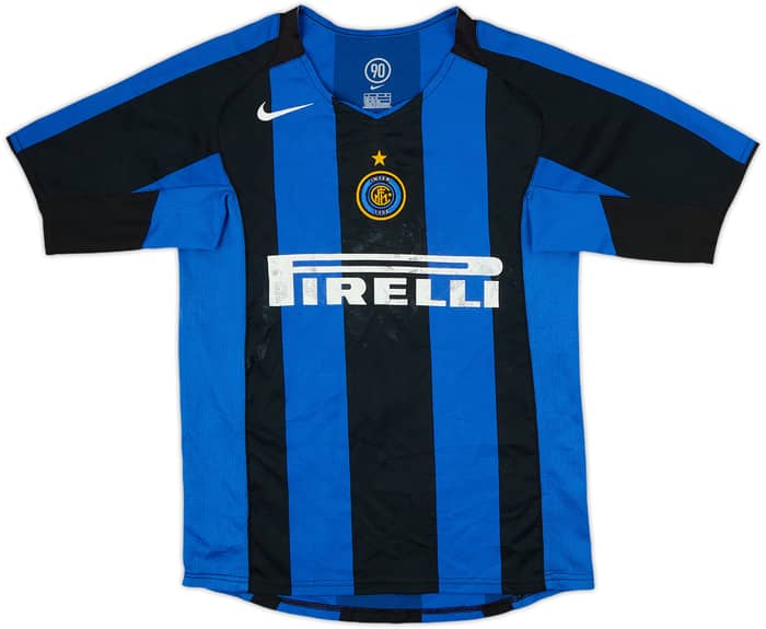 2004-05 Inter Milan Home Shirt - 5/10 - (L.Boys)