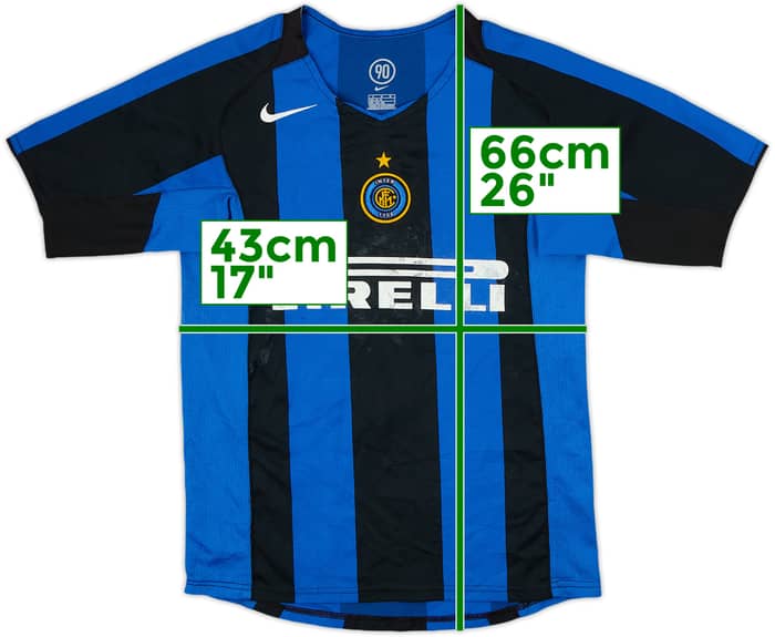2004-05 Inter Milan Home Shirt - 5/10 - (L.Boys)