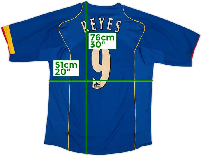 2004-06 Arsenal Away Shirt Reyes #9 - 6/10 - (M)