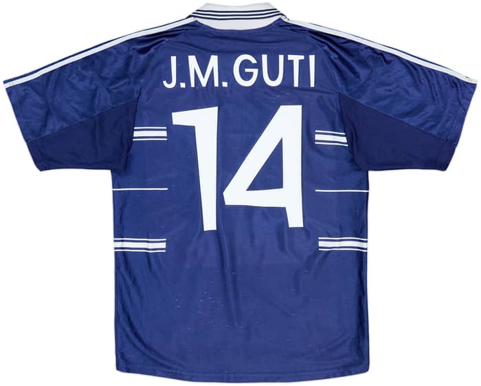 1998-99 Real Madrid Away Shirt J.M.Guti #14 - 6/10 - (L)