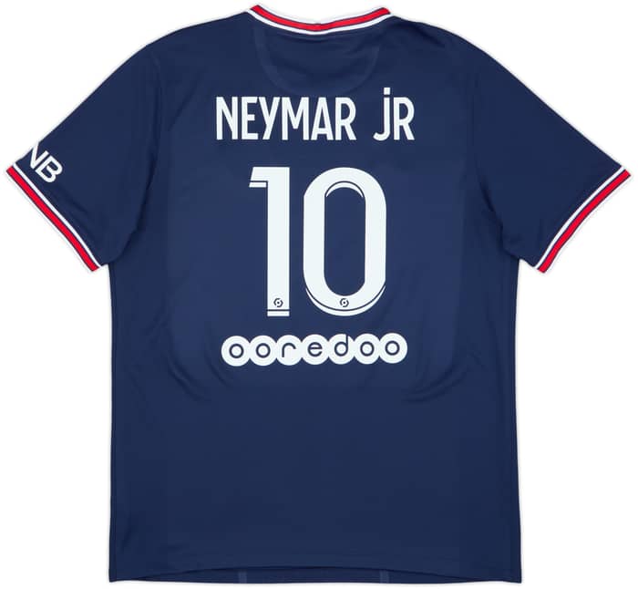 2021-22 Paris Saint-Germain Home Shirt Neymar Jr #10 - 9/10 - (L)