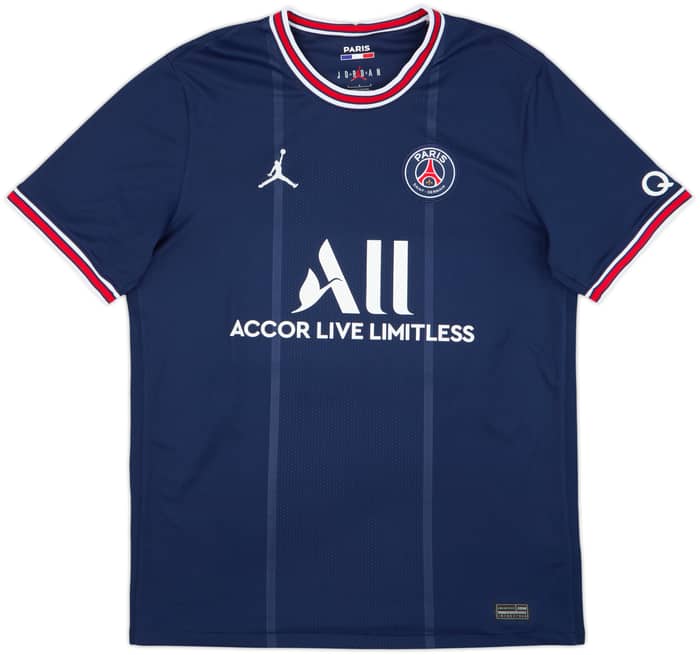 2021-22 Paris Saint-Germain Home Shirt Neymar Jr #10 - 9/10 - (L)