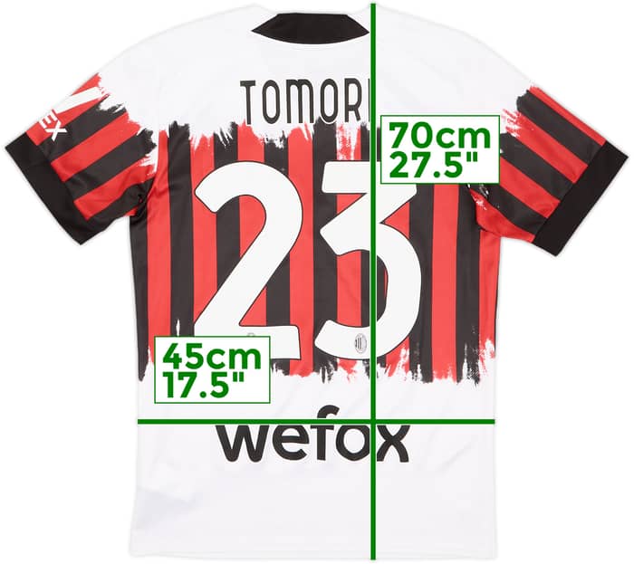 2021-22 AC Milan x NEMEN Fourth Shirt Tomori #23 - 8/10 - (S)