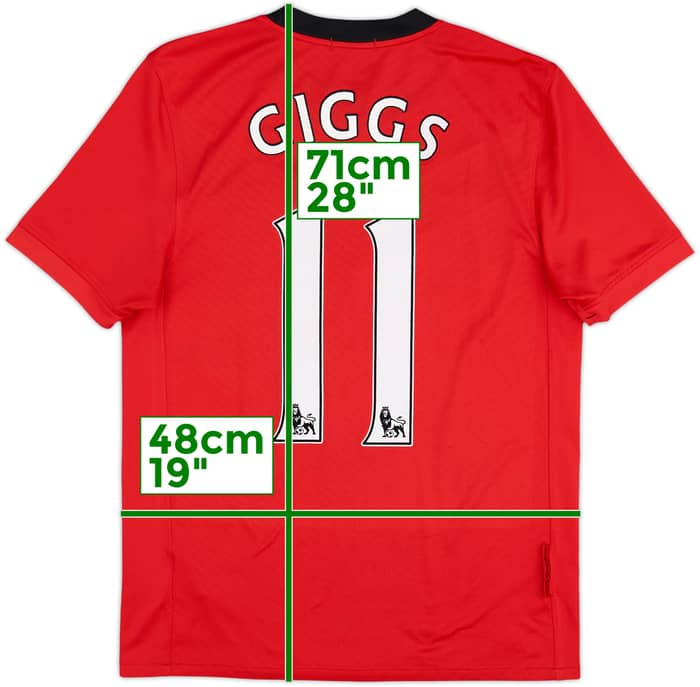 2009-10 Manchester United Home Shirt Giggs #11 - 9/10 - (S)