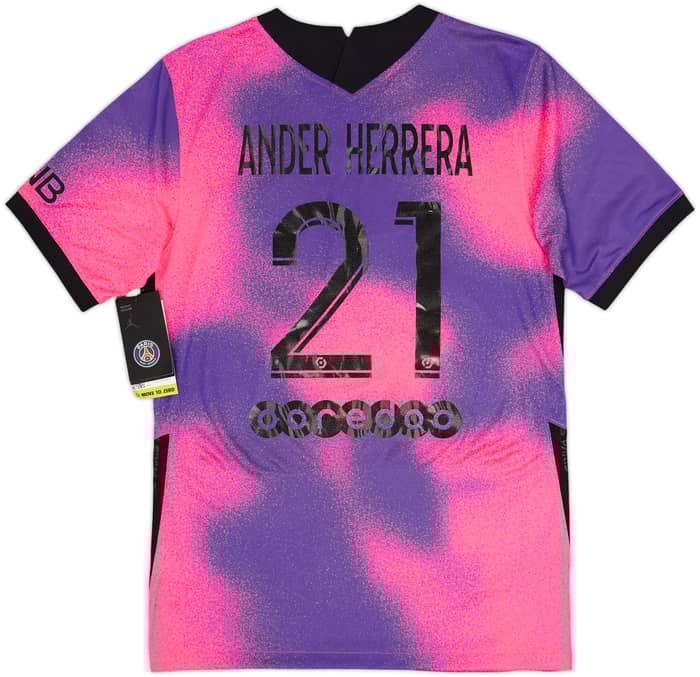 2020-21 Paris Saint-Germain Fourth Shirt Ander Herrera #21 (S)