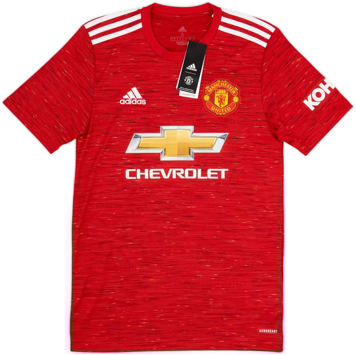 2020-21 Manchester United Home Shirt B.Fernandes #18 (S)
