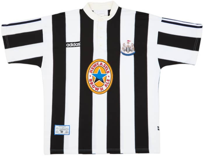 1995-97 Newcastle Home Shirt Shearer #9 - 7/10 - (XL)
