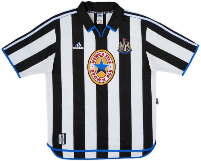 1999-00 Newcastle Home Shirt Shearer #9 - 8/10 - (L)