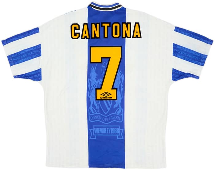 Camiseta de la tercera equipación del Manchester United 1994-96 Cantona #7 - 5/10 - (XXL)