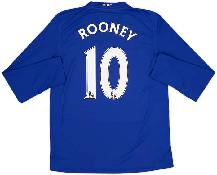 2008-09 Manchester United Third L/S Shirt Rooney #10 - 7/10 - (M)