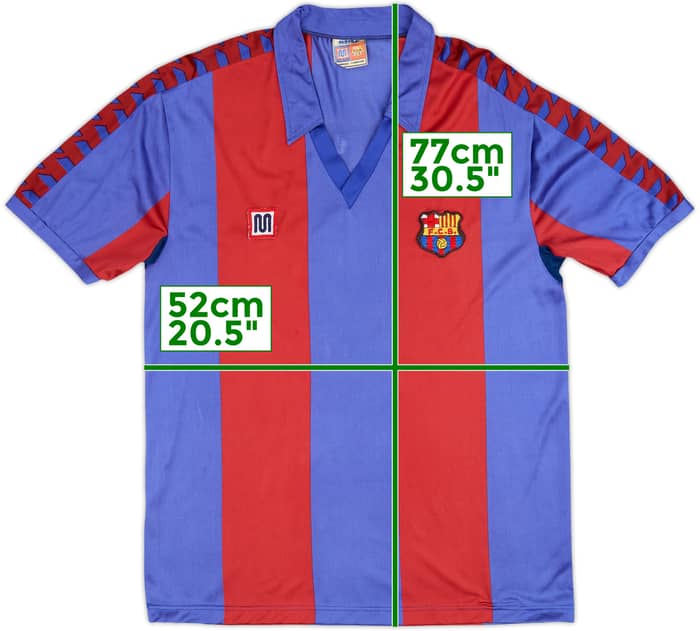 1984-89 Barcelona Home Shirt - 4/10 - (L)