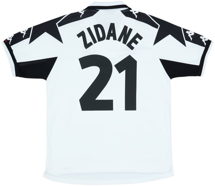 1999-00 Juventus Away Shirt Zidane #21 - 5/10 - (L)