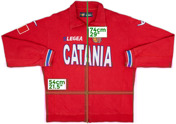 2009-10 Catania Legea Track Jacket - 8/10 - (XL)