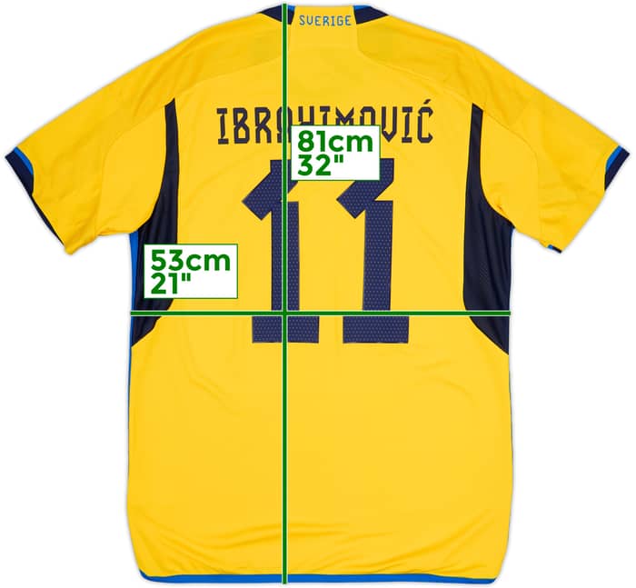 2022-23 Sweden Home Shirt Ibrahimovic #11 (L)