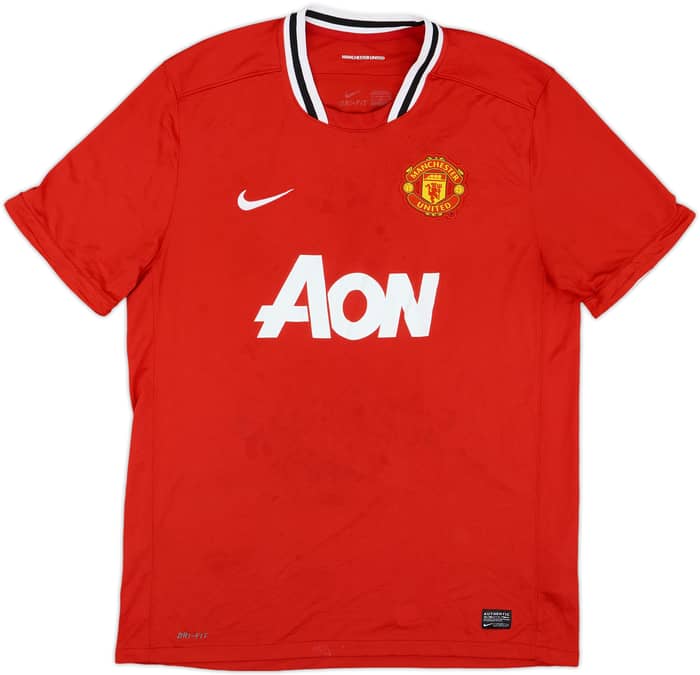 2011-12 Manchester United Home Shirt Berbatov #9 - 6/10 - (XL)
