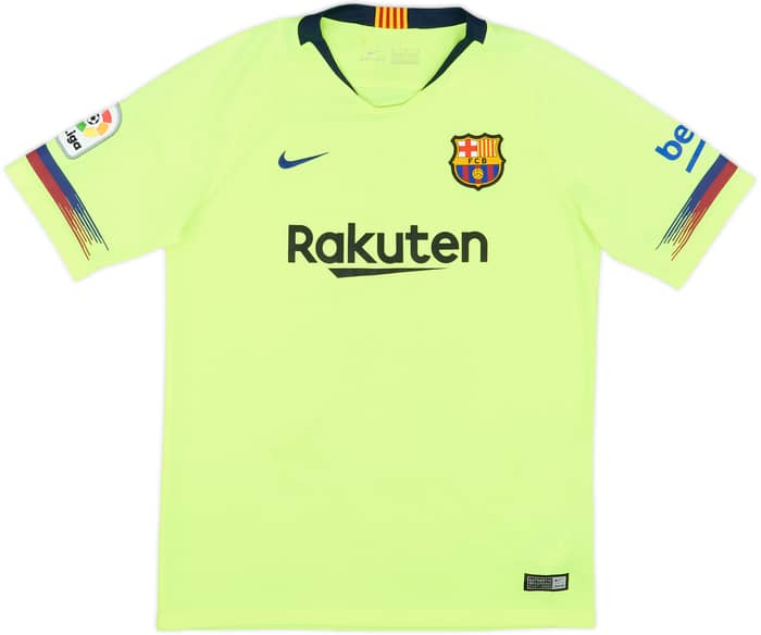 2018-19 Barcelona Away Shirt - 5/10 - (XL.Boys)
